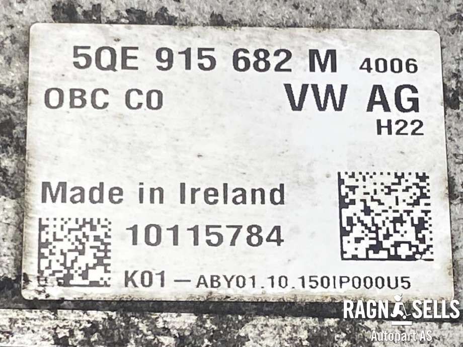 Batterilader (OBC - On Board Charger) til VW Passat 2015-2019 (Fase 1) (B8) (B8) (5QE915682M|)