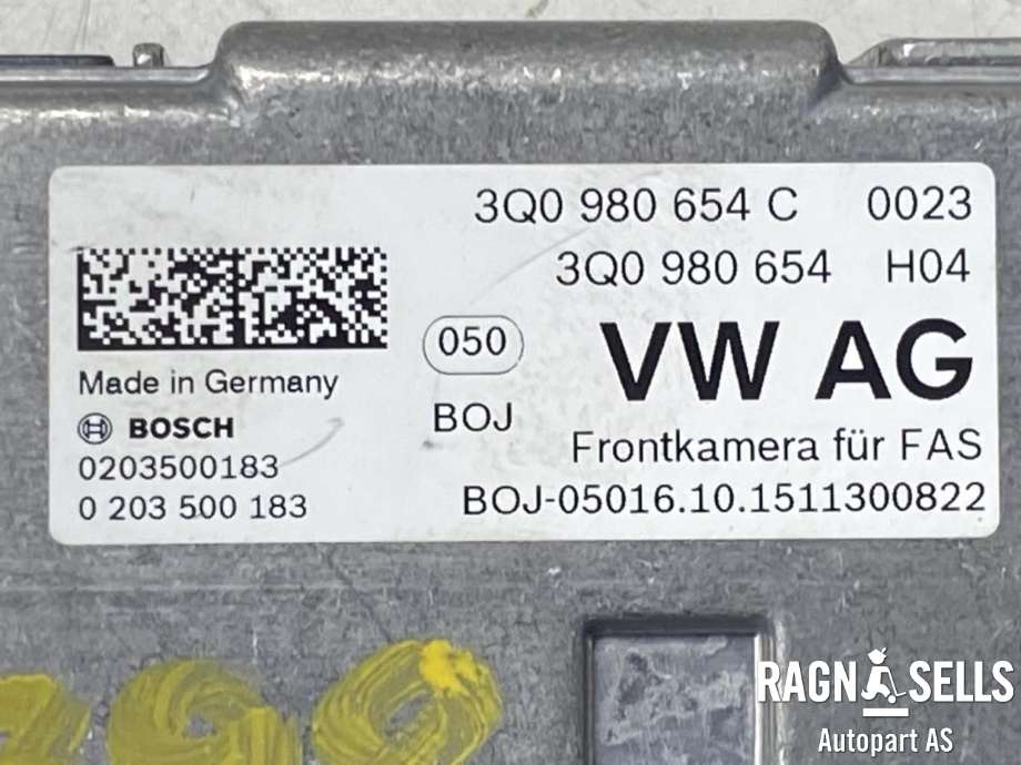 Kamera til VW Passat 2015-2019 (Fase 1) (B8) (B8) (3Q0980654C|)