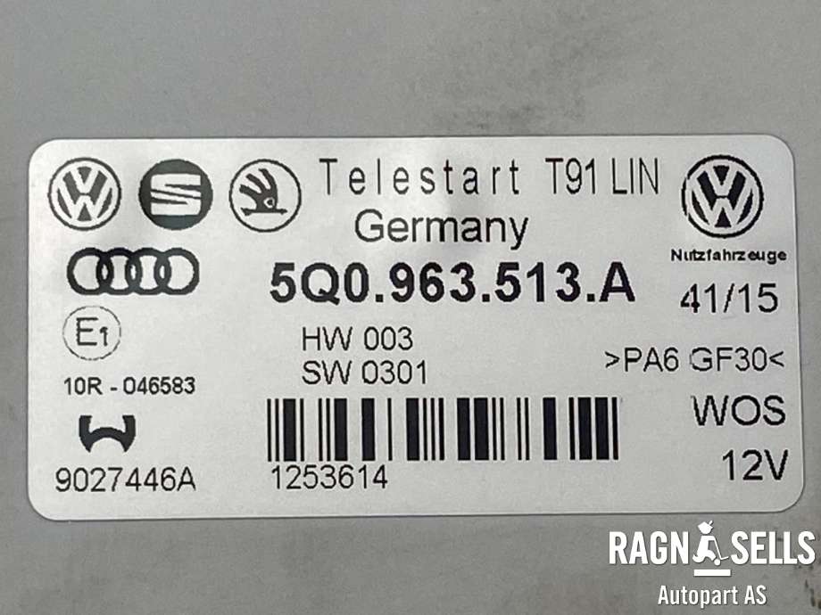 Styreenhet diverse til VW Passat 2015-2019 (Fase 1) (B8) (B8) (WEBASTO|5Q0963513A|)