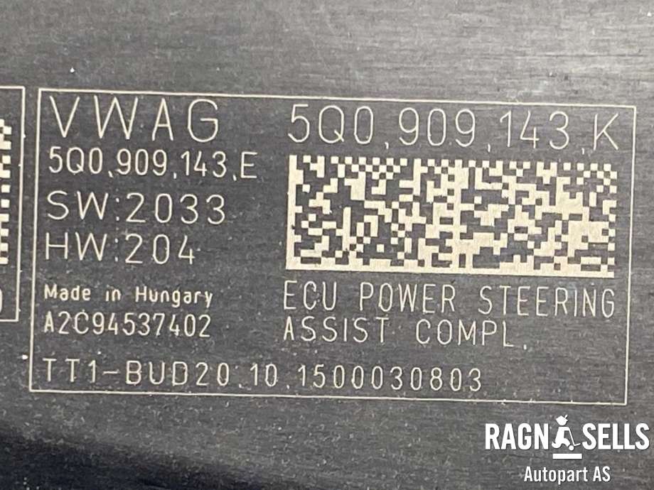 Tannstang elektrisk til VW Passat 2015-2019 (Fase 1) (B8) (B8) (5Q1 423 062 K|5Q1 423 062 N|5Q1 423 062 KX)