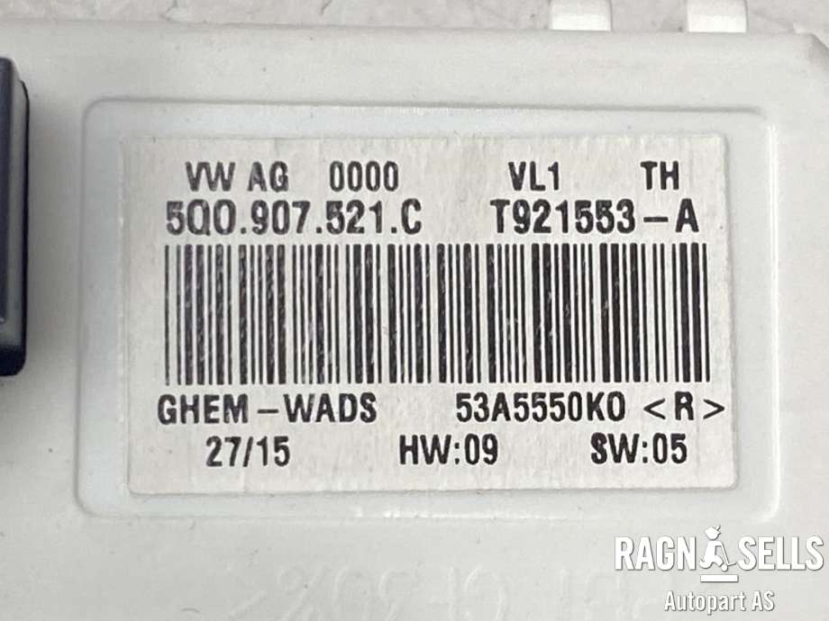 Varmeapparat motstand til VW Passat 2015-2019 (Fase 1) (B8) (B8) (5Q0907521C|5WA 907 521|)