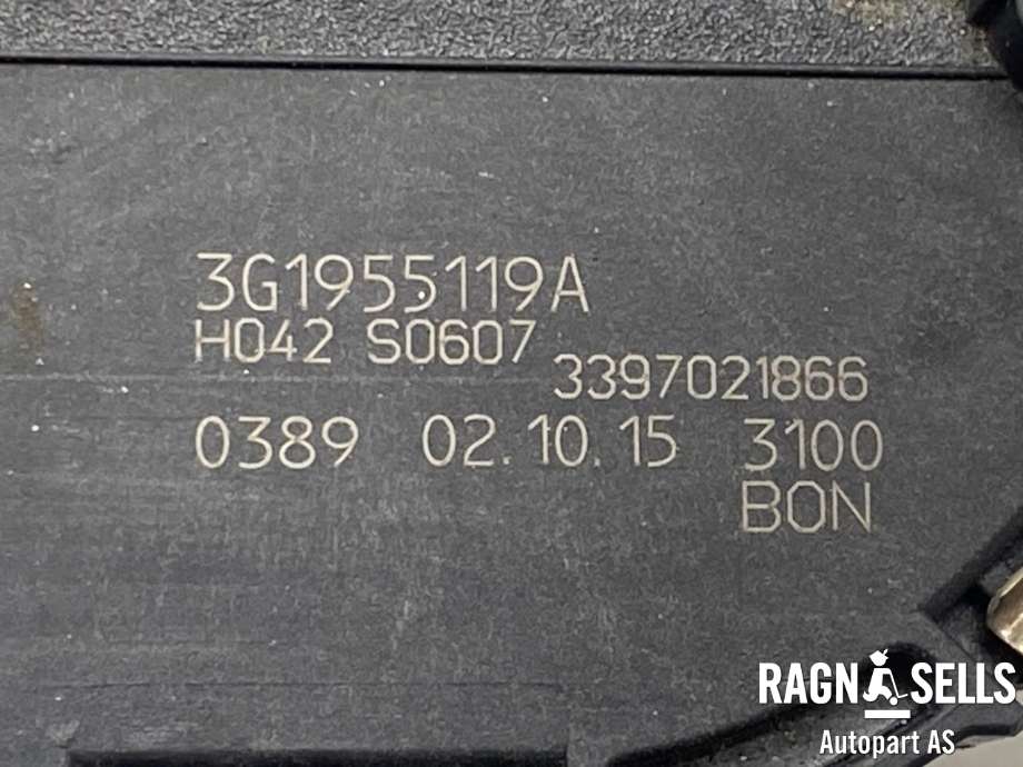 Viskermotor frontrute komplett m/overføring til VW Passat 2015-2019 (Fase 1) (B8) (B8) (BOSCH|3G1 955 023 D|3G1 955 023 L|)