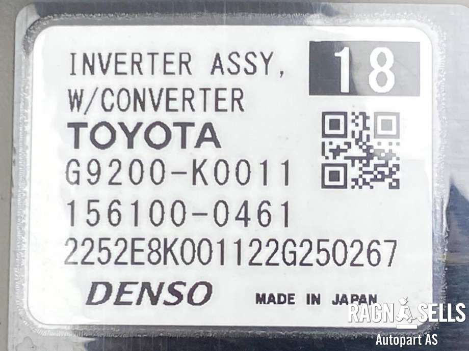 Inverter hybrid til Toyota Yaris 2020-->> (Type IV) (G9200K0011|1561000461|)