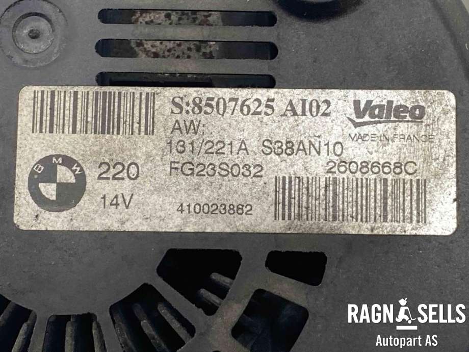 Dynamo diesel til BMW 5-Serie 2010-2017 (F10/F11) (F10/F11) (VALEO|12 31 8 507 625|)