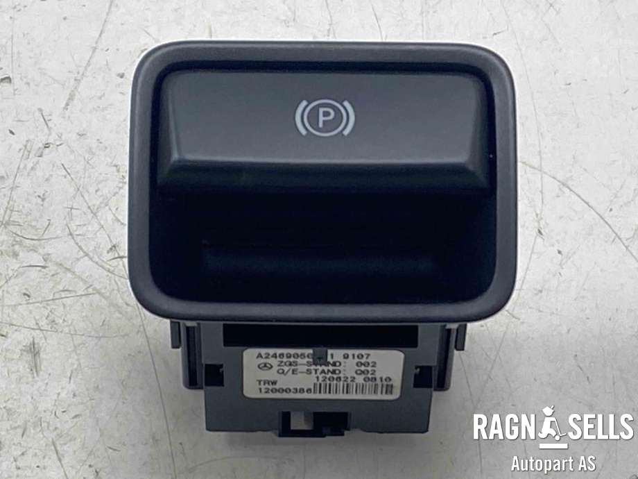 Bryter elektrisk håndbrekk/parkbrems til Mercedes B-Klasse 2011-2018 (W246) (W246) (A 246 905 04 51|)