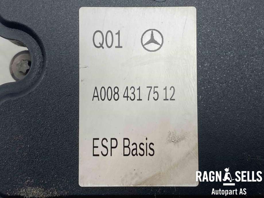 ABS sentral til Mercedes B-Klasse 2011-2018 (W246) (W246) (A 008 431 01 12|A 008 431 75 12|A 008 431 93 12|A 008 431 76 12)