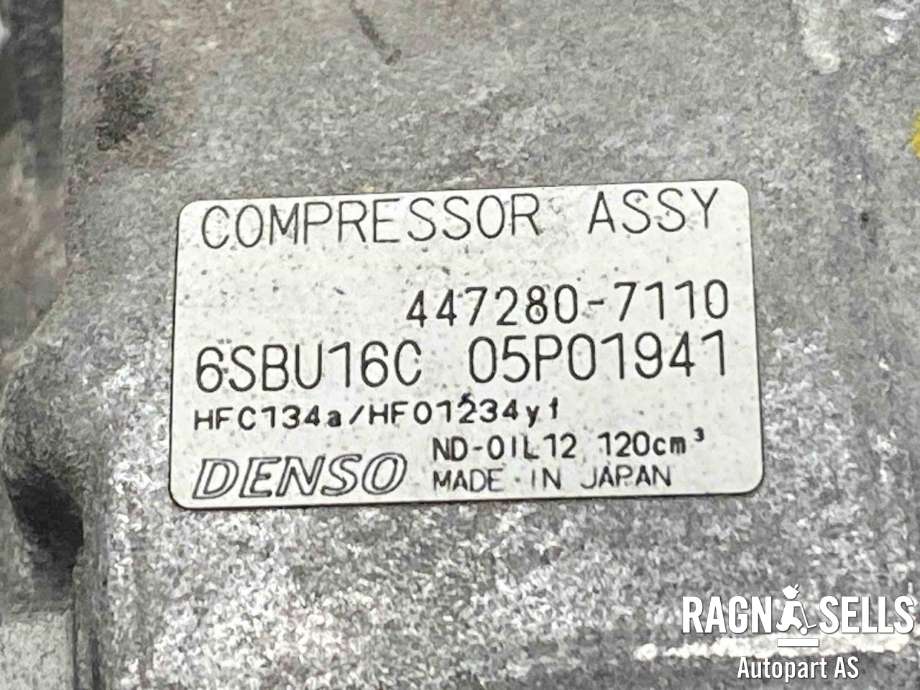 Aircondition kompressor til Mercedes B-Klasse 2011-2018 (W246) (W246) (DENSO|A 003 830 46 60|447280-7110|6SBU16C)