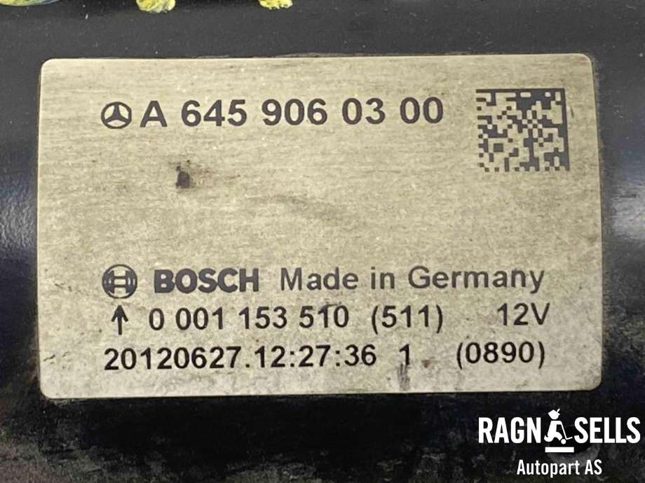 Starter diesel til Mercedes B-Klasse 2011-2018 (W246) (W246) (BOSCH|A 645 906 03 00||A6459060200|0001153510)