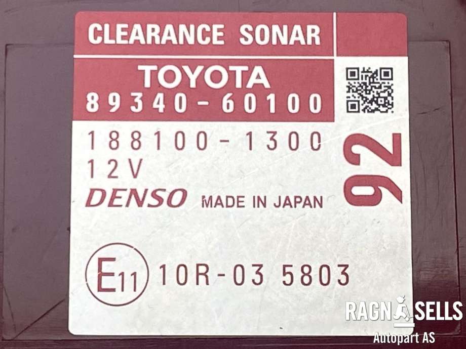 Styreenhet diverse til Toyota Land Cruiser 150 2014-->> (Fase 2)  (8934060100|)