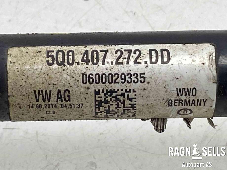 Drivaksel høyre foran, bensin/automat til Audi A3 2012-2016 (Type III, Fase 1)  (8V0 615 424|)