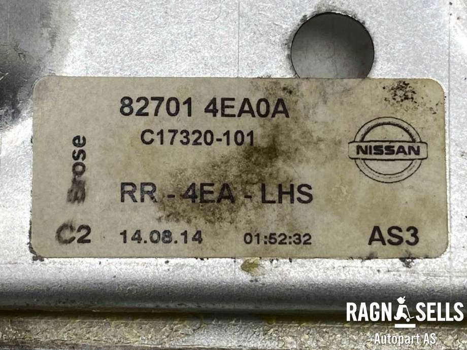 Ruteheis venstre bak til Nissan Qashqai 2014-2021 (Type II)  (827014EA0A|)