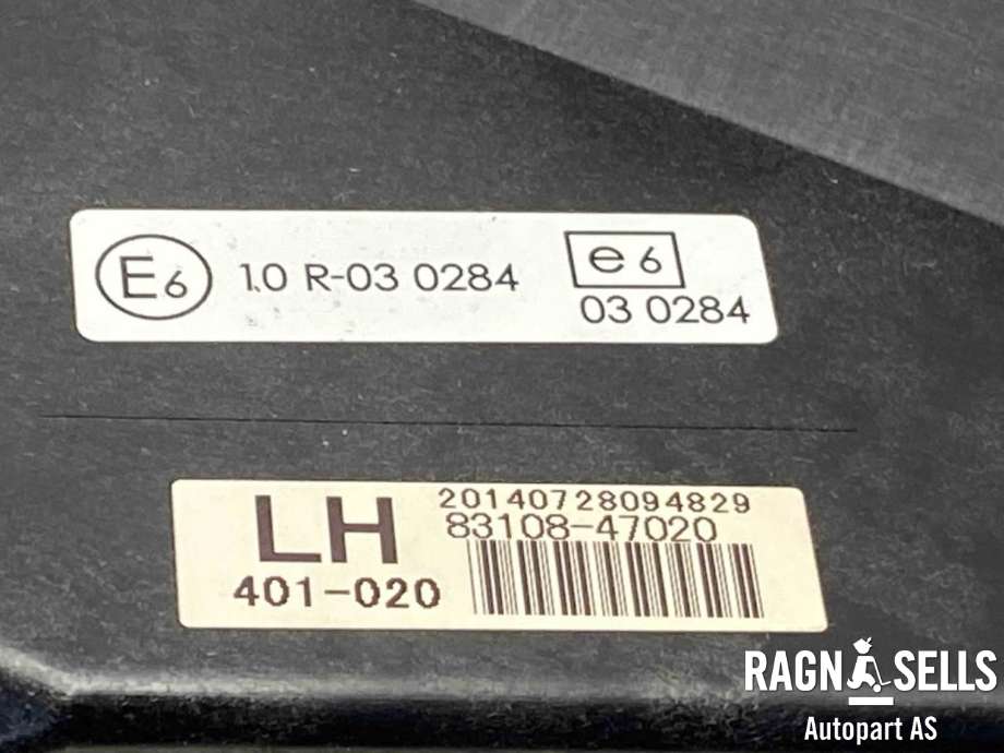 Instrument head-up display (HUD) til Toyota Prius 2009-2016 (Type III) (COMBI) (COMBI) (8310847020|)