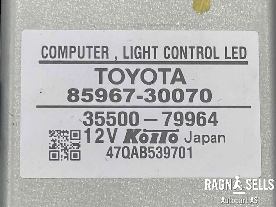 Styreenhet LED til Toyota Prius 2009-2016 (Type III) (COMBI) (COMBI) (8596730070|)
