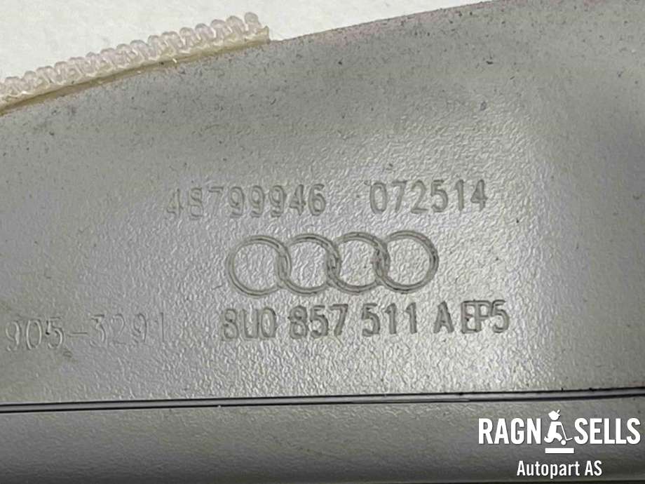 Speil innvendig til Audi A3 2012-2016 (Type III, Fase 1)  (8U0 857 511 A|)