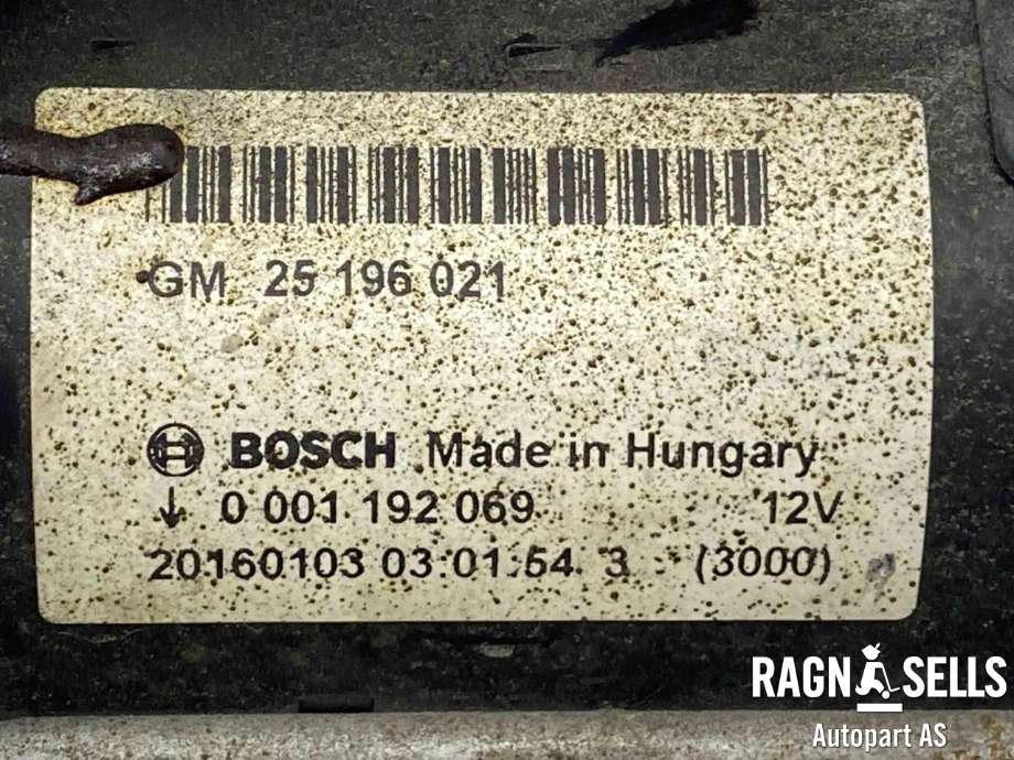 Starter til Opel Corsa E 2015-2019  (1202217|25196021|25192447|25198414|25200067|55578921|25194634|M0T39173ZC|M000T39173ZC|1202419|55576954|95520113|95521797|95524203|95527677)