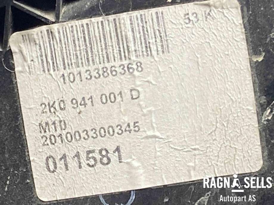 Frontlykt venstre halogen til VW Caddy 2004-2010 (Type III, Fase 1)  (2K0 941 005 D|)