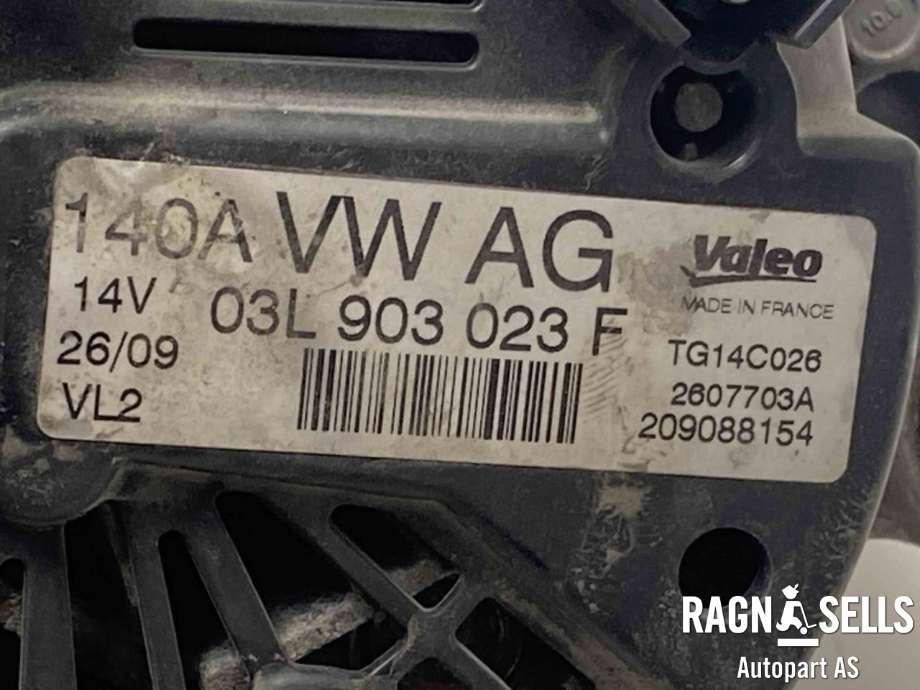 Dynamo diesel til VW Golf VI 2008-2012  (03L 903 023 F|)