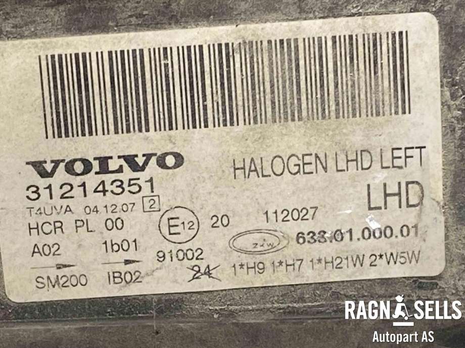 Frontlykt venstre halogen til Volvo V70 2007-2013 (Type III, Fase 1)  (31214351|)