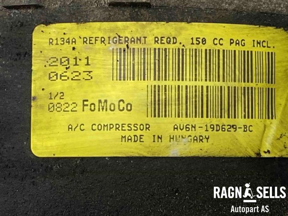 Aircondition kompressor til Ford S-Max 2010-2015 (Type I, Fase 2)  (FOMOCO|AV61-19D629-DC|AV6N-19D629-BC|LR027788|LR030622|LR030867|LR041117|LR056300|AV4119D629AA|AV4119D629AB|AV4119D629AC|AV4119D629AD|AV4119D629AE|AV6N19D629BA|AV6N19D629BB|AV6119D629DA|AV6119D629DB|REAV4119D629AE)