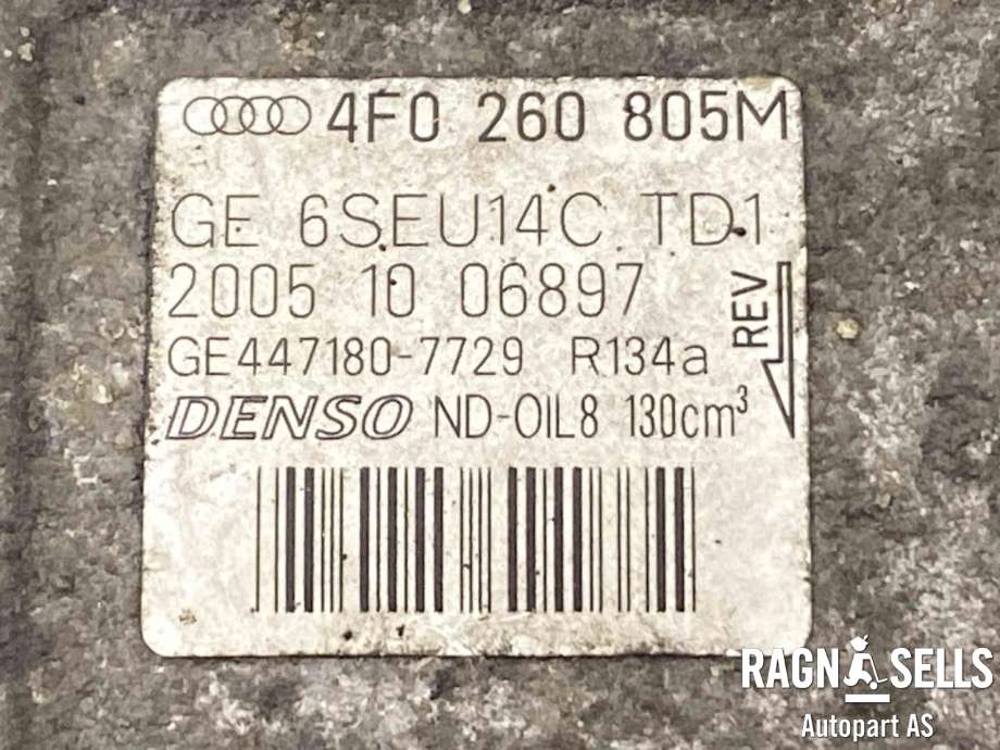 Aircondition kompressor til Audi A6 2005-2008 (Type III, Fase 1) (C6) (C6) (4F0 260 805 P|4F0 260 805 M|4E0260805AT| 4F0260805AC| 4F0260805AG| 4F0260805G| 4F0260805I| 4F0260805J| 4F0260805M| 4F0260805N| 4F0260805P| 4F0260805S| 8E0260805AG| 8E0260805AT)