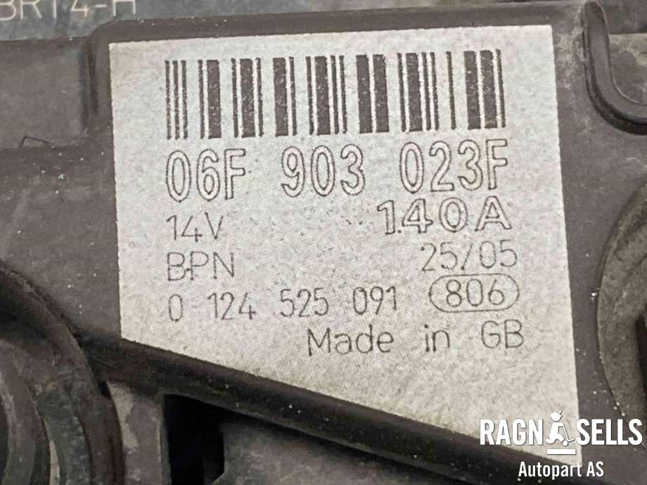Dynamo diesel til VW Caddy 2004-2010 (Type III, Fase 1)  (06F 903 023 F|)