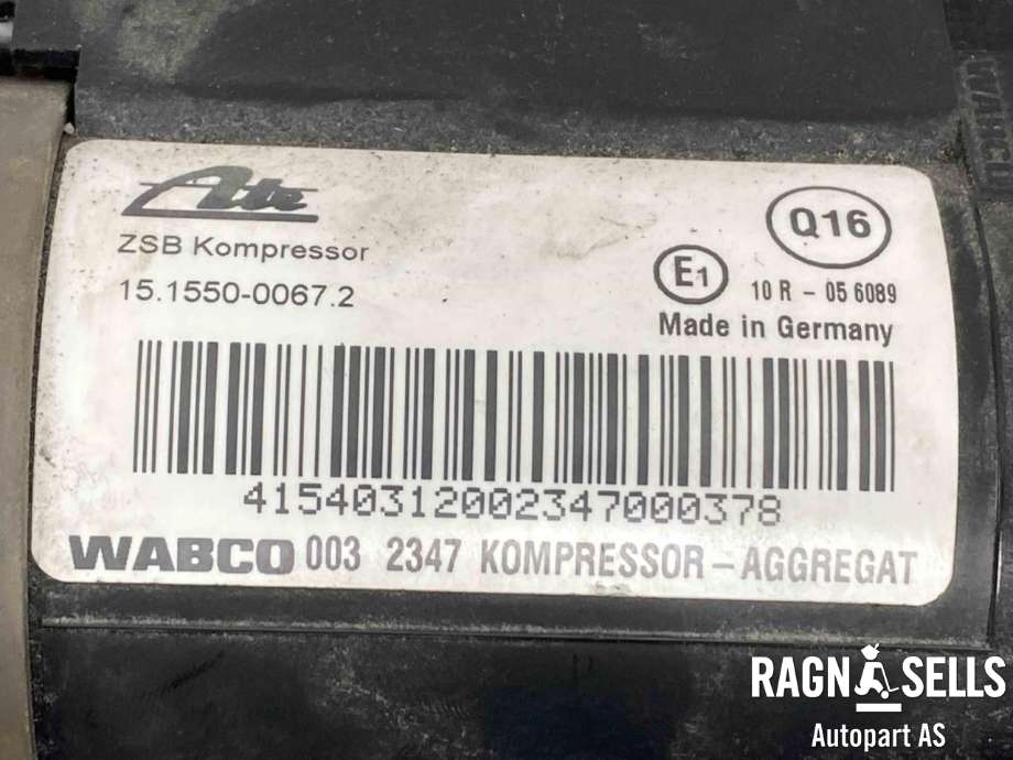 Kompressor nivå/luft til Audi A8 2003-2010 (Type II)  (4E0 260 805 BC|)