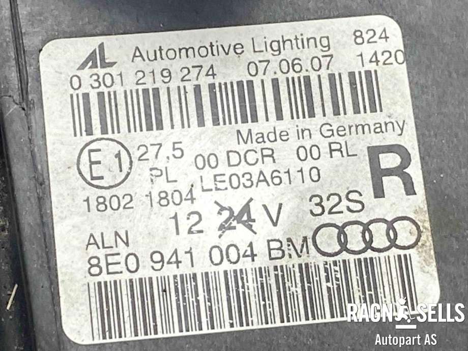 Frontlykt høyre xenon til Audi A4 2007-2014 (Type IV) (B8) (B8) (8E0 941 030 BM|)