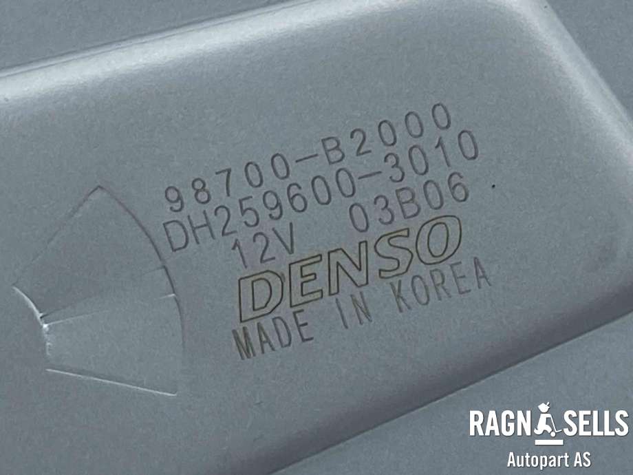 Viskermotor bakrute til Kia Soul 2014-2019 (Type II)  (DENSO|98700B2000|DH2596003010|)