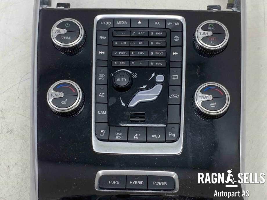 Varmeapparat betjening til Volvo V60 / V60 CC 2018-->> (Type II)  (31443425|)