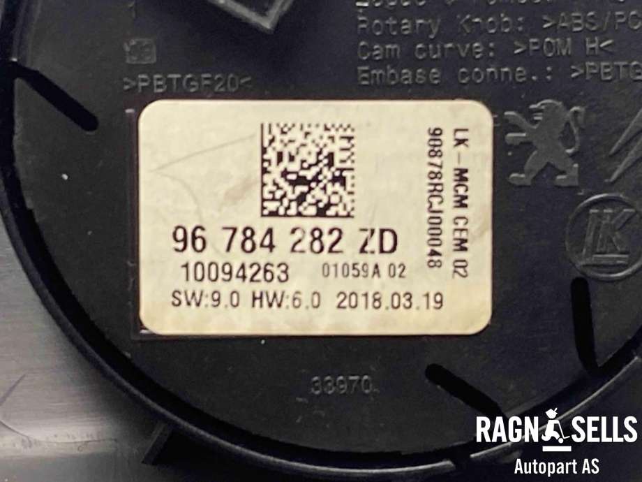 Bryter diverse til Toyota Proace 2016-->> (Type II)  (|96784282ZD)