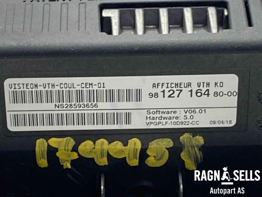 Ladeluke karosseri elbil til Toyota Proace 2016-->> (Type II) (SU001A6103|9812716480|SU001A7801)