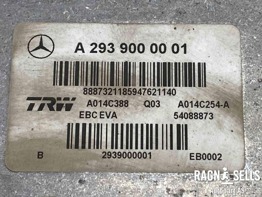 ABS sentral til Mercedes EQC 2019-->>  (A 293 900 01 01|)