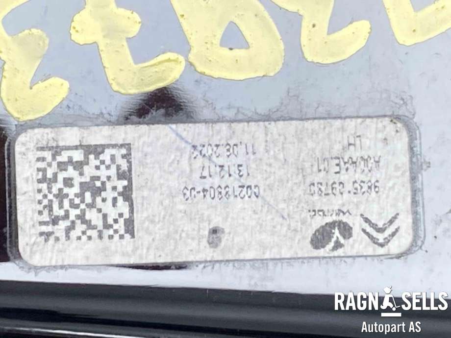 Refleksplate til Citroën ë-C4 2020-->>  (98 351 097 80|)