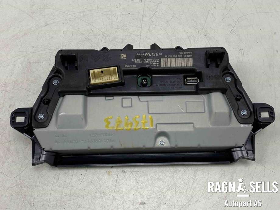 Instrumentpanel til Citroën ë-C4 2020-->>  (98 490 727 80|9847316880|)