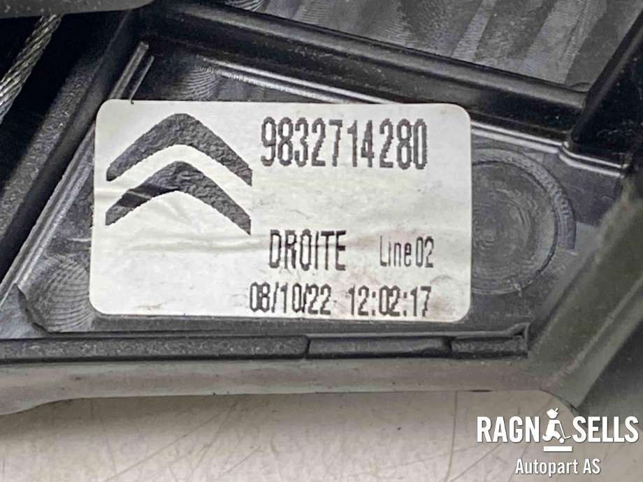 Ruteheis høyre bak til Citroën ë-C4 2020-->>  (98 327 142 80|)