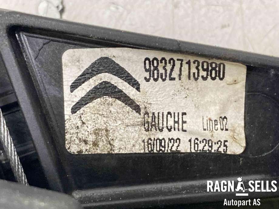 Ruteheis venstre bak til Citroën ë-C4 2020-->> (98 327 139 80|)