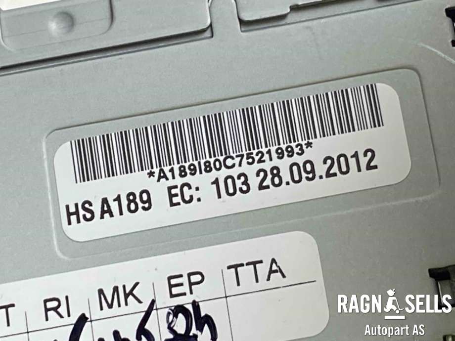 Bilstereo til Audi A7 2010-2014 (Type I, Fase 1)  (4G0 035 666 H|)
