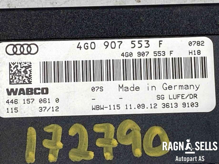 Styreenhet diverse til Audi A7 2010-2014 (Type I, Fase 1)  (4G0 907 553 F|)