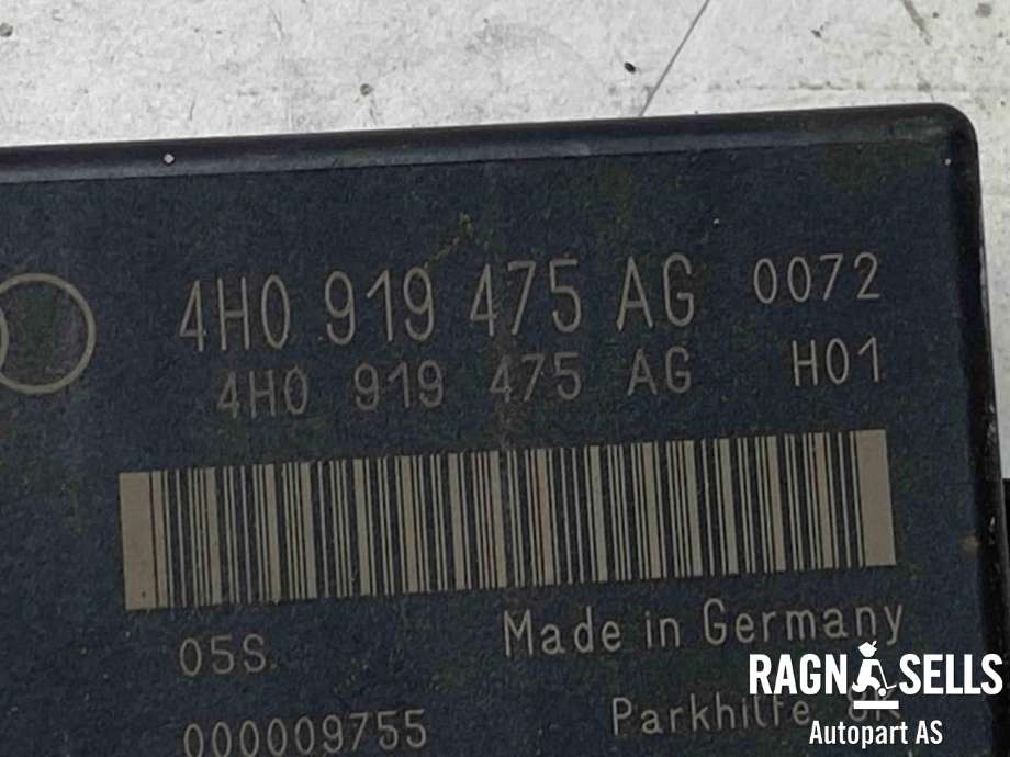 Styreenhet parkering til Audi A7 2010-2014 (Type I, Fase 1)  (4H0 919 475 AA|4H0 919 475 AG|)