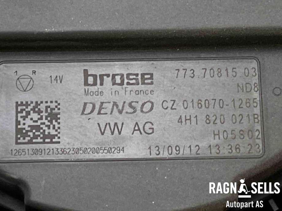 Varmeapparat motor til Audi A7 2010-2014 (Type I, Fase 1)  (4H1 820 021 B||4H1 820 021A|4H1 820 021B|4H1 820 021C)