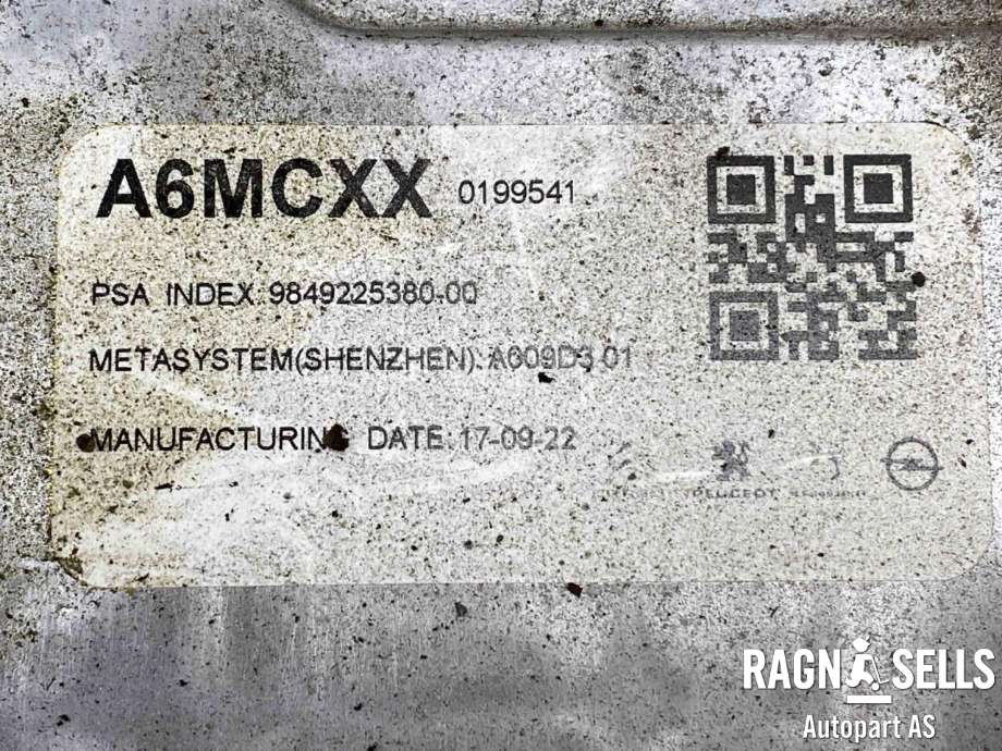 Batterilader (OBC - On Board Charger) til Citroën ë-C4 2020-->>  (16 758 121 80|9849225380|)