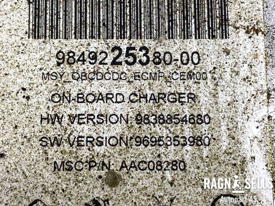 Batterilader (OBC - On Board Charger) til Citroën ë-C4 2020-->>  (16 758 121 80|9849225380|)