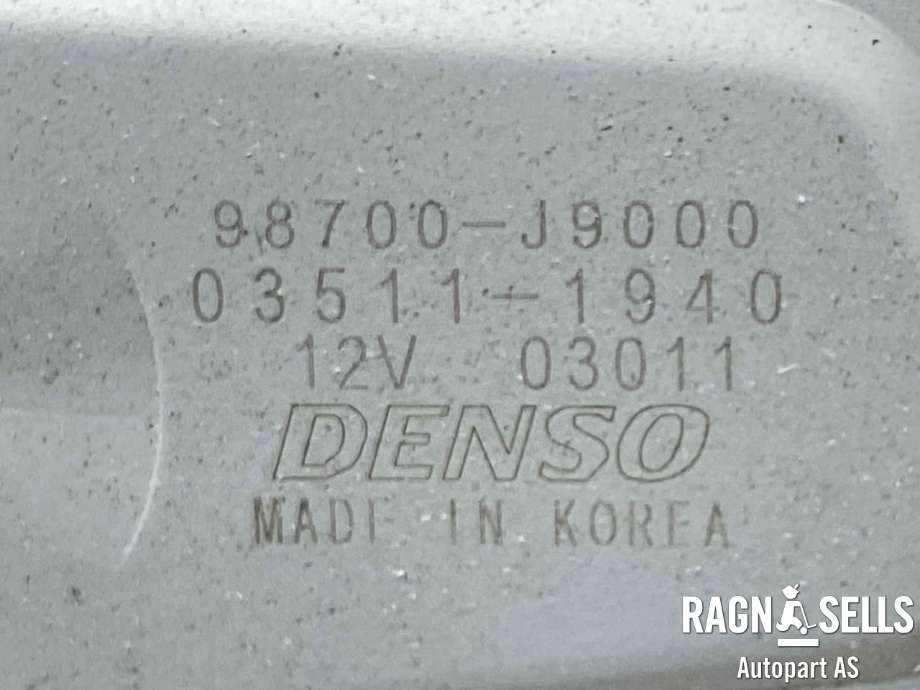 Viskermotor bakrute til Hyundai Kona 2017-2021 (Type I, Fase 1)  (DENSO|98700J9000|035111940|)