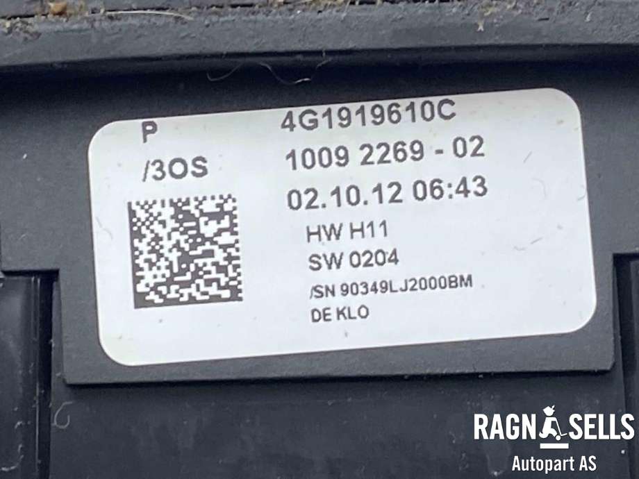 Bryter diverse til Audi A7 2010-2014 (Type I, Fase 1)  (4G1 919 610 C|)