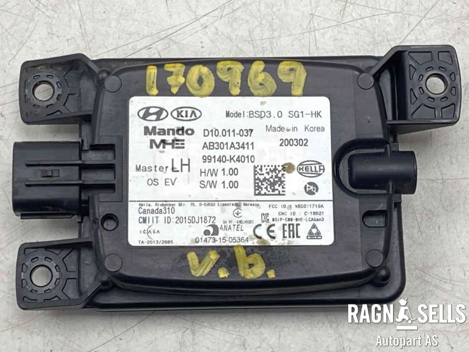 Sensor blindsone til Hyundai Kona 2017-2021 (Type I, Fase 1)  (99140K4010|)