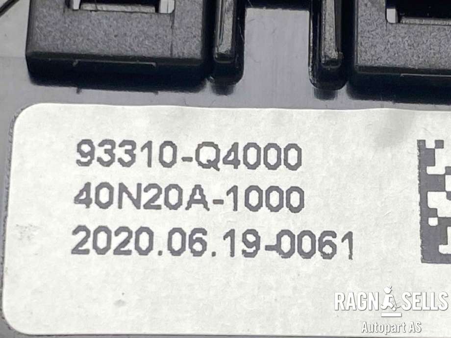 Bryter elektrisk håndbrekk/parkbrems til Kia Niro 2016-2021  (93310Q4000|40N20A1000|)
