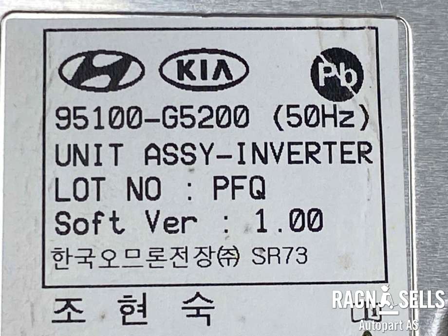 Inverter elbil til Kia Niro 2016-2021  (95100G5200|)