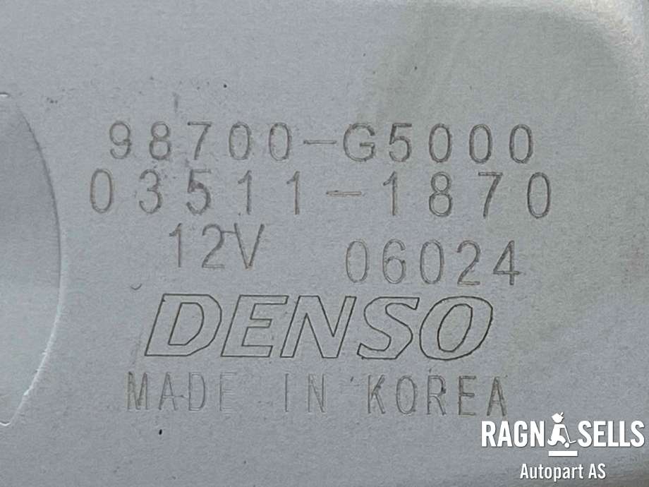 Viskermotor bakrute til Kia Niro 2016-2021  (DENSO|98700G5000|035111870|)