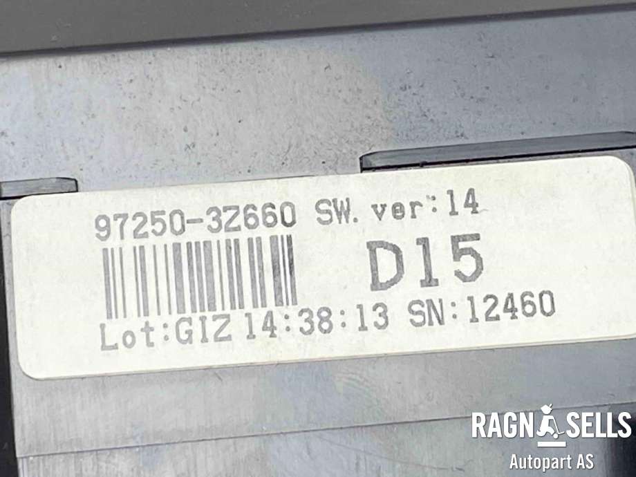 Varmeapparat betjening til Hyundai i40 2012-2017  (972503Z660PD5|972503Z660|)