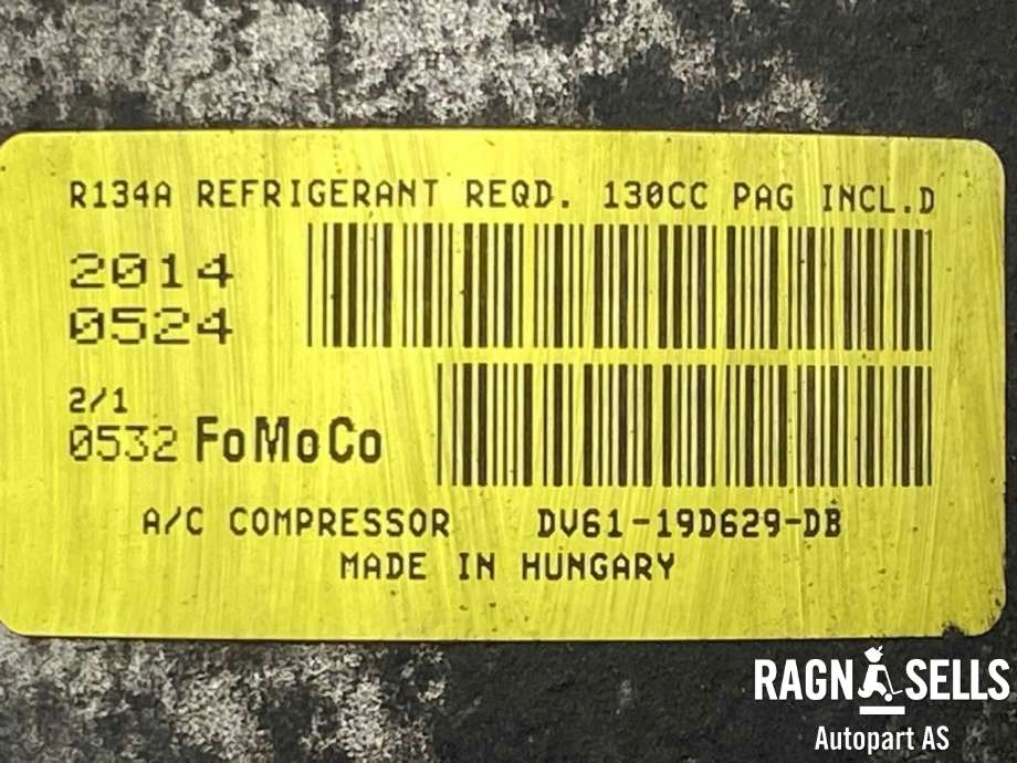 Aircondition kompressor til Ford Kuga 2013-2019  (FOMOCO|DV61-19D629-DC|DV61-19D629-DB|1860528|DV61-19D629-DA|REDV6119D629DC|1785763|2166683)